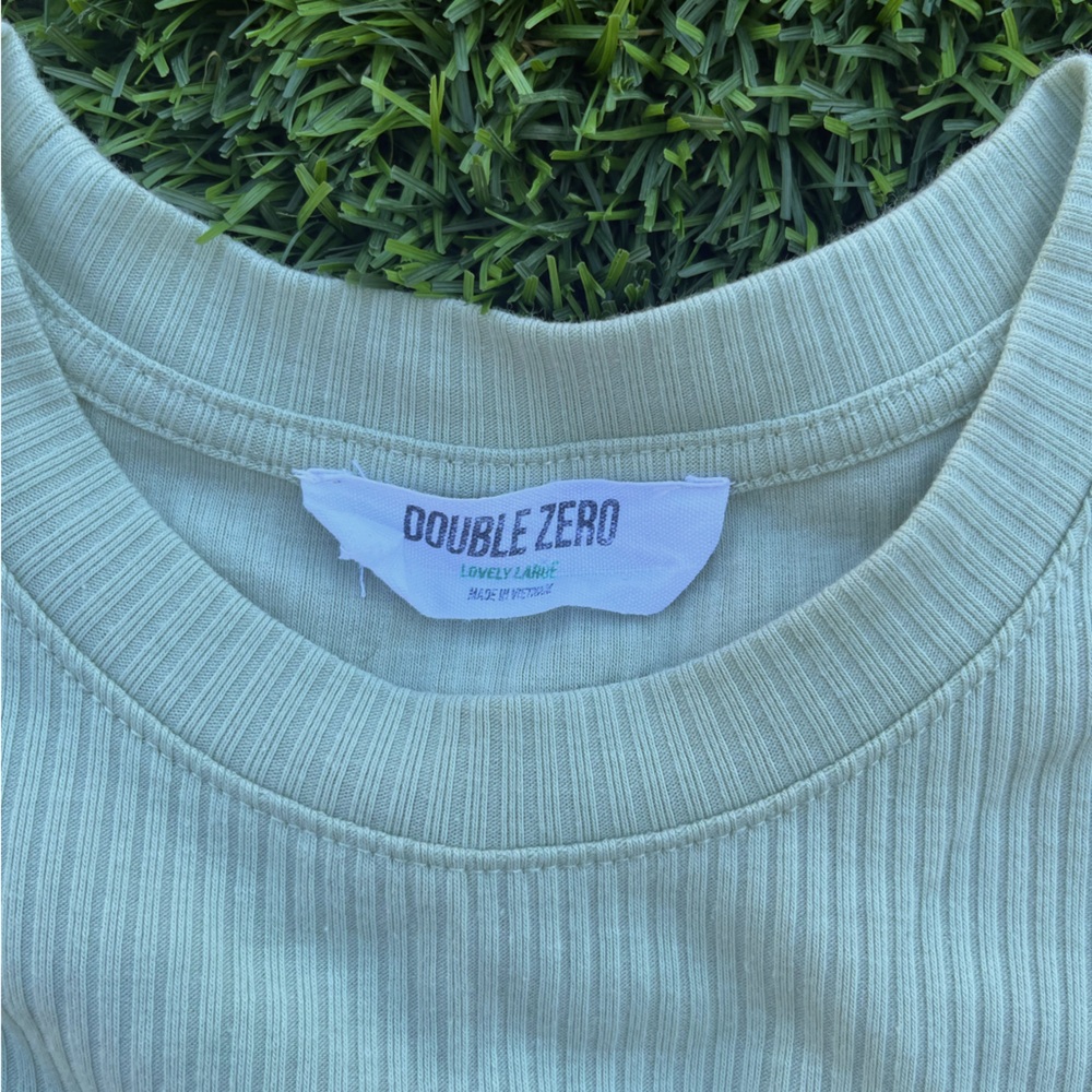 Double Zero Ribbed Bodycon Dress | Size Large